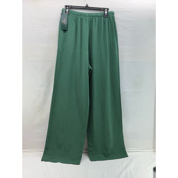 New purpearl green wide leg pants large - Picture 4 of 11